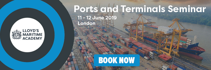 Ports and Terminals display banner